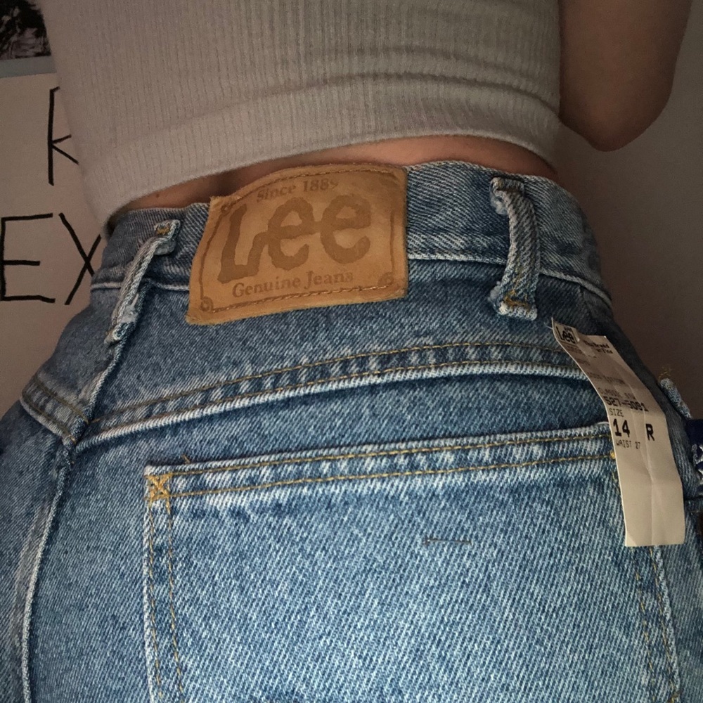 vintage lee 527 blue jeans